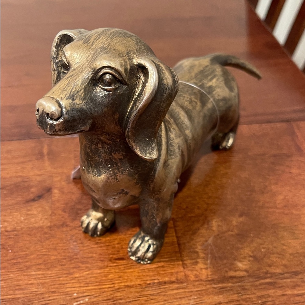 Kirkland's Bronze Dachshund Sculpture